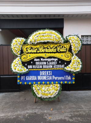 Papan Bunga Duka di Kebonsari