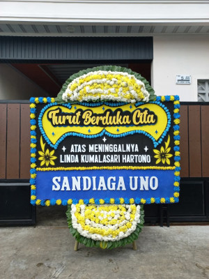 Papan Bunga Duka di Kebonsari